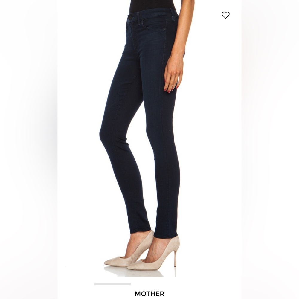 MOTHER The Looker High-Rise Skinny Jeans Untouched Wash Size 30 - Picture 4 of 17